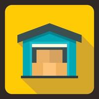 House icon, flat style vector