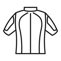 Parachuting clothes icon, outline style vector