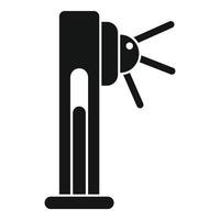 Security turnstile icon, simple style vector