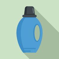 Softener detergent icon, flat style vector