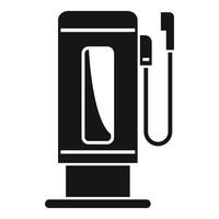 Car charge station icon, simple style vector