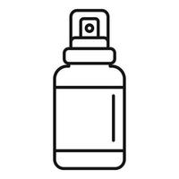 Foam antiseptic icon, outline style vector