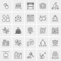 25 Universal Business Icons Vector Creative Icon Illustration to use in web and Mobile Related project