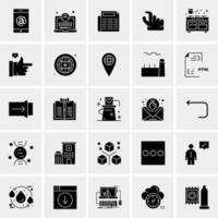 25 Universal Business Icons Vector Creative Icon Illustration to use in web and Mobile Related project