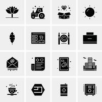 16 Business Universal Icons Vector Creative Icon Illustration to use in web and Mobile Related project