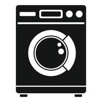 Tumble dryer icon, simple style vector