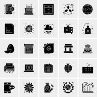 25 Universal Business Icons Vector Creative Icon Illustration to use in web and Mobile Related project