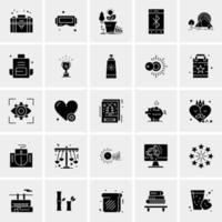 25 Universal Business Icons Vector Creative Icon Illustration to use in web and Mobile Related project