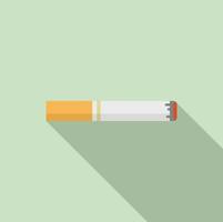 Smoking teen problems icon, flat style vector