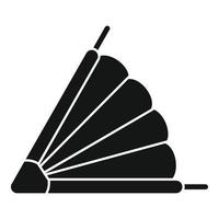 icono de soplador de herrero, estilo simple vector