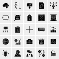 25 Universal Business Icons Vector Creative Icon Illustration to use in web and Mobile Related project