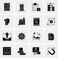 16 Business Universal Icons Vector Creative Icon Illustration to use in web and Mobile Related project