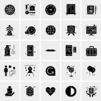 25 Universal Business Icons Vector Creative Icon Illustration to use in web and Mobile Related project