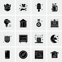 16 Business Universal Icons Vector Creative Icon Illustration to use in web and Mobile Related project