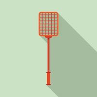 Handle insect stick icon, flat style vector