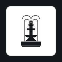 Fountain icon in simple style vector