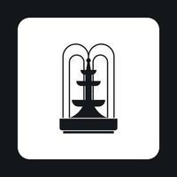 Fountain icon in simple style vector