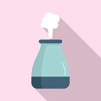 Fragrance diffuser icon, flat style vector