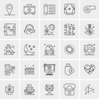 25 Universal Business Icons Vector Creative Icon Illustration to use in web and Mobile Related project