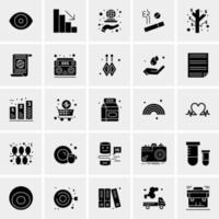 25 Universal Business Icons Vector Creative Icon Illustration to use in web and Mobile Related project