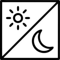 icono de sol en fondo blanco, ilustración del símbolo de icono de sol en negro sobre fondo blanco vector