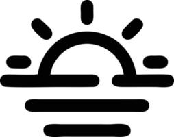 sun icon in white background, illustration of sun icon symbol in black on white background vector