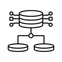 Structured Data Vector Icon