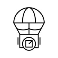 Parachute Vector Icon