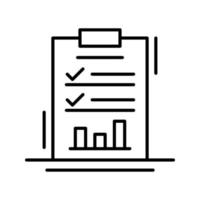 Report List Vector Icon