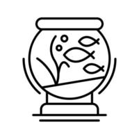 Fishbowl Vector Icon
