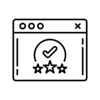 Rating Vector Icon