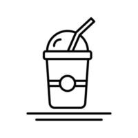 icono de vector frappé