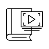 icono de vector de vídeo