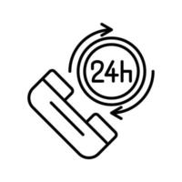 24h Vector Icon