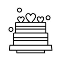 Wedding Cake Vector Icon