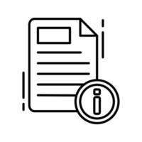 icono de vector de documento