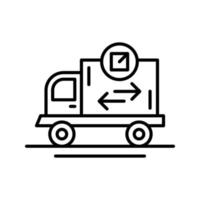 Delivery Truck Vector Icon