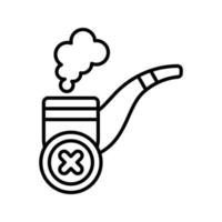 No Cigar Vector Icon