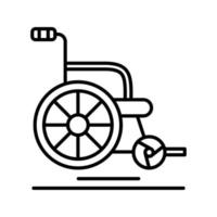 Wheel Chair Vector Icon