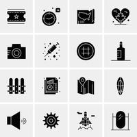 16 Business Universal Icons Vector Creative Icon Illustration to use in web and Mobile Related project