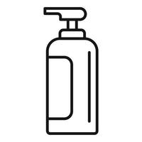 Soap dispenser icon, outline style vector