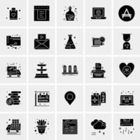 25 Universal Business Icons Vector Creative Icon Illustration to use in web and Mobile Related project