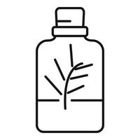 Essential oils perfume icon, outline style vector