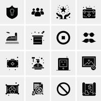 16 Business Universal Icons Vector Creative Icon Illustration to use in web and Mobile Related project