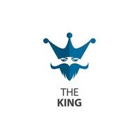The king logo images vector