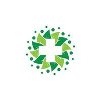 Medical cross symbol vector icon