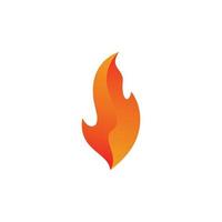 Fire symbol vector icon illustration