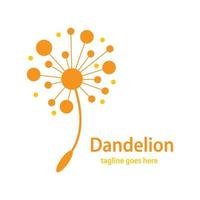 Dandelion symbol vector icon