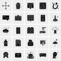 25 Universal Business Icons Vector Creative Icon Illustration to use in web and Mobile Related project