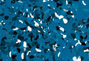 Light BLUE vector pattern with chaotic shapes.